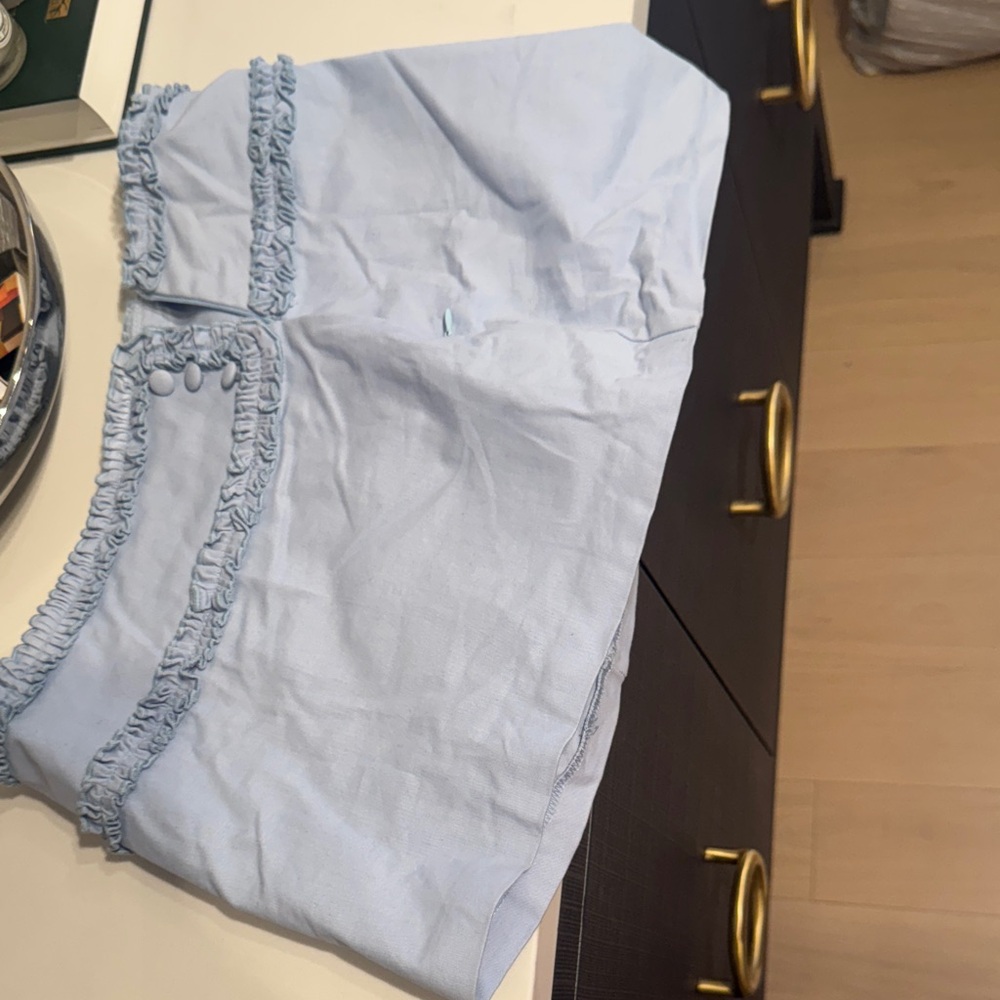 Danielle Guizio Light Blue Skirt